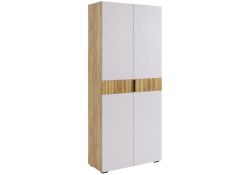 Шкаф Бери 80 дуб крафт золотой / белое дерево