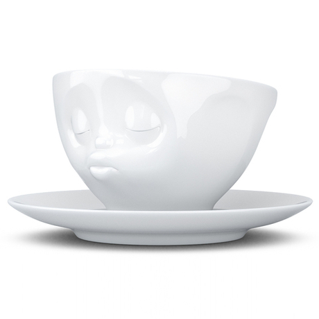 Чайная пара 200мл Tassen Kissing белая