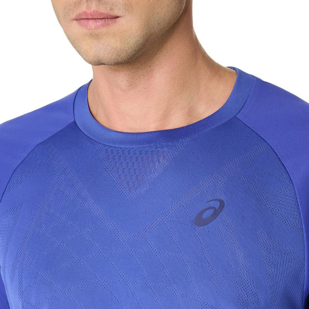 Теннисная футболка Asics Match Actibreeze Short Sleeve - dark cobalt