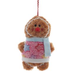 GAEM Игрушка набивная подвесная "Пряничный человечек", L9,5 W5,5 H15 см, 3в.