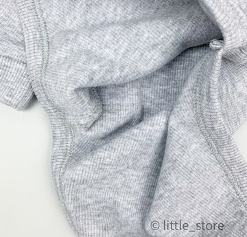 Боди-водолазка Серый меланж