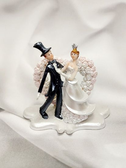 Свадебные фигурки "Жених и невеста" на торт