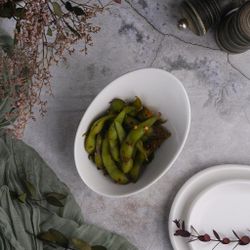 Салатник 175 мл 16,3*11 см h9,5/4,5 см скошенный белый фарфор NEW P.L. Proff Cuisine [6]