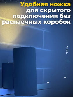 Уличный 2х-лучевой фасадный архитектурный светильник 12W
