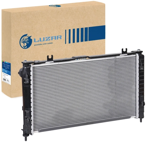 Радиатор охлаждения ВАЗ 2190 Гранта алюминий =A/C Luzar