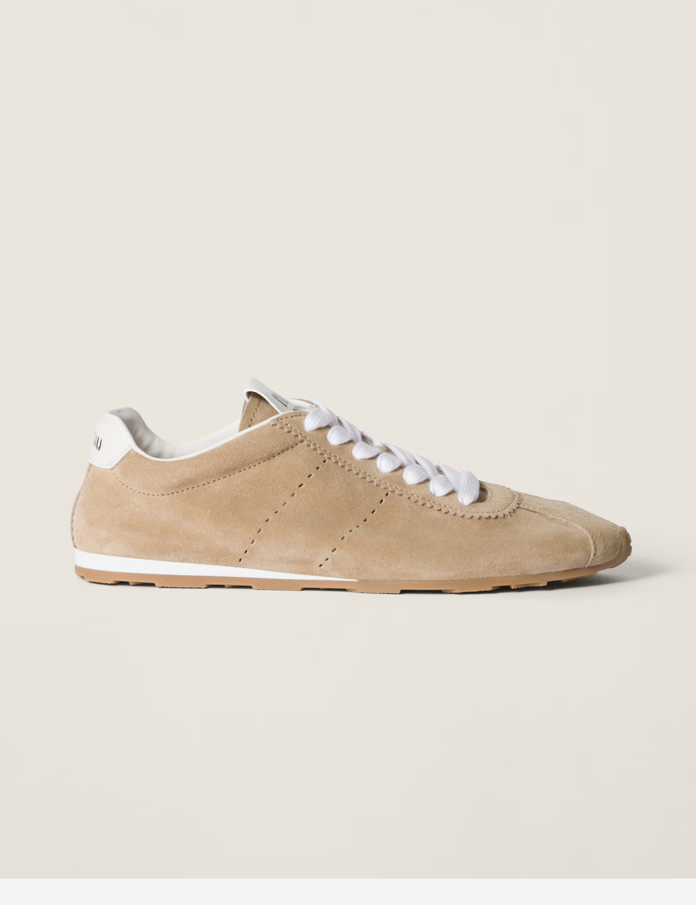 Miu Miu Plume Suede "Desert Beige"