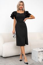 Платье Рафаэлла (черный) Р11-1238 Nikol