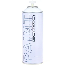 Для рекламы на асфальте и временной разметки белая краска акриловая 520 мл