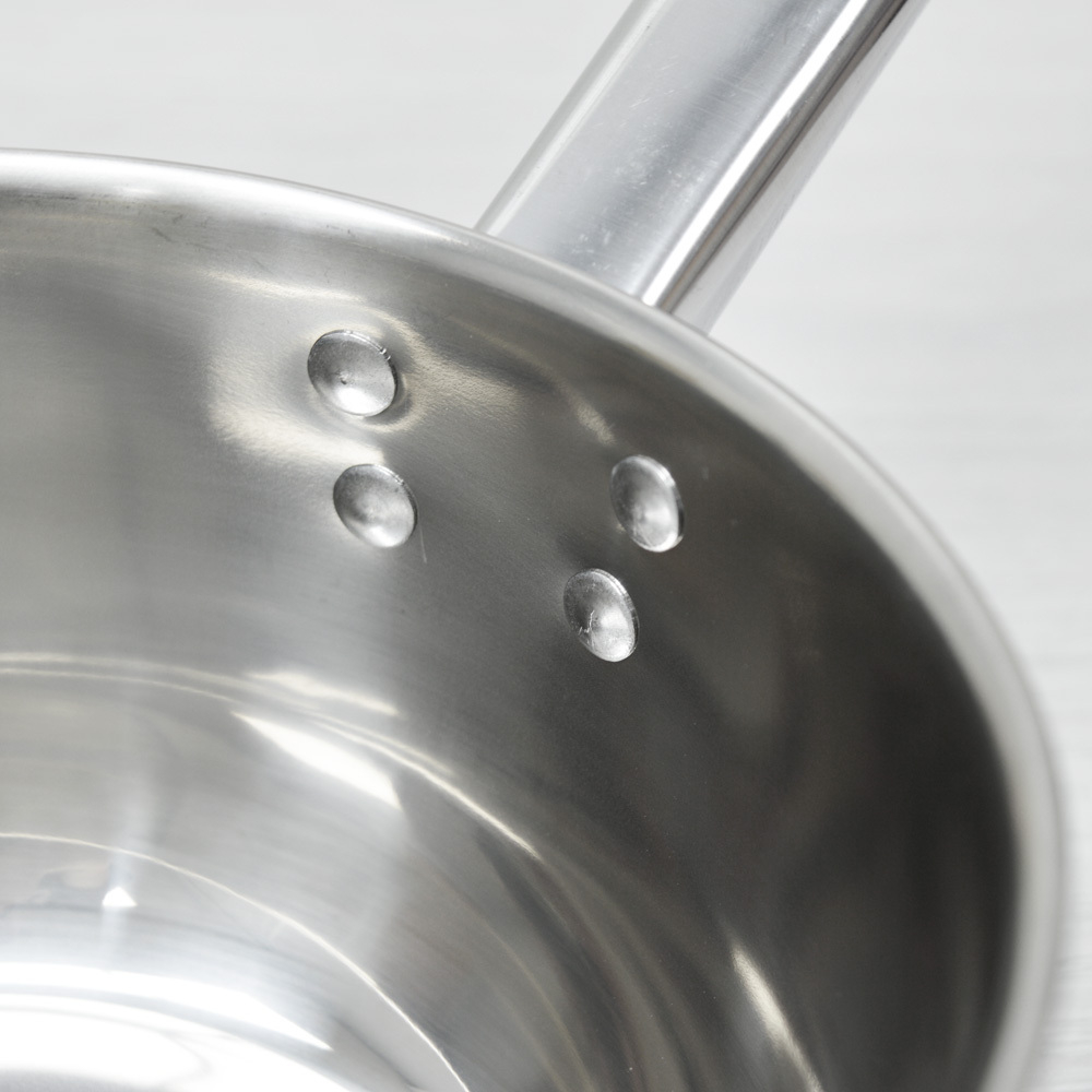 Ковш 2л 18см нерж с ручкой