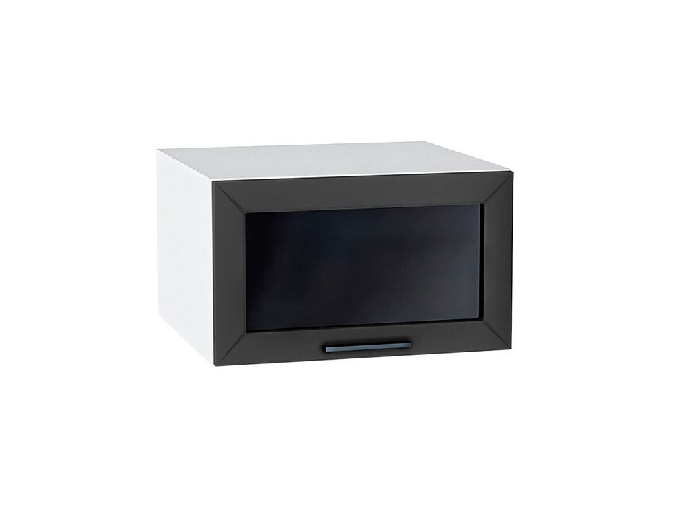 Шкаф верхний горизонтальный остекленный глубокий Глетчер