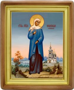 Надежда Семенова святая исповедница. Икона на холсте.
