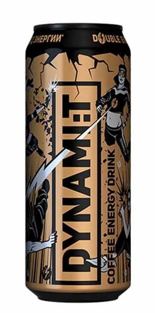 Белорусский напиток энергетический &quot;DynamiT Energy Drink Coffee&quot; 0,45л. Лидское Пиво - купить с доставкой по Москве и всей России