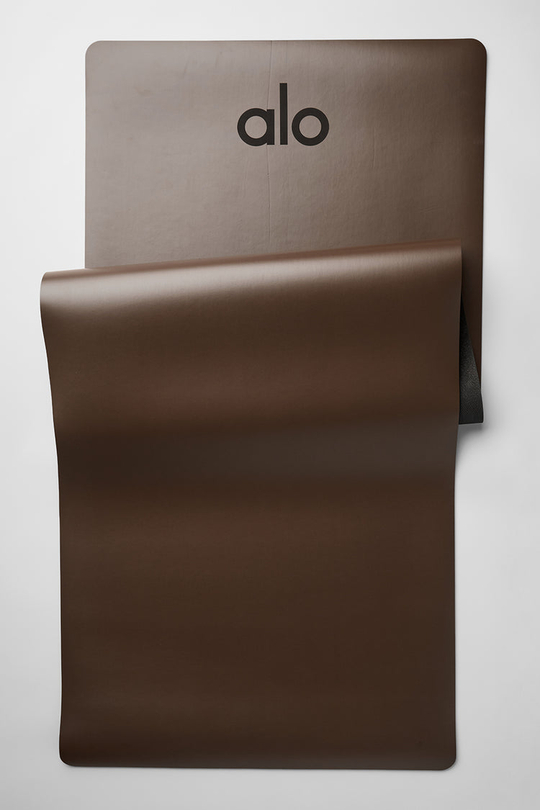 Alo Yoga Коврик для йоги 5 мм, коричневый
