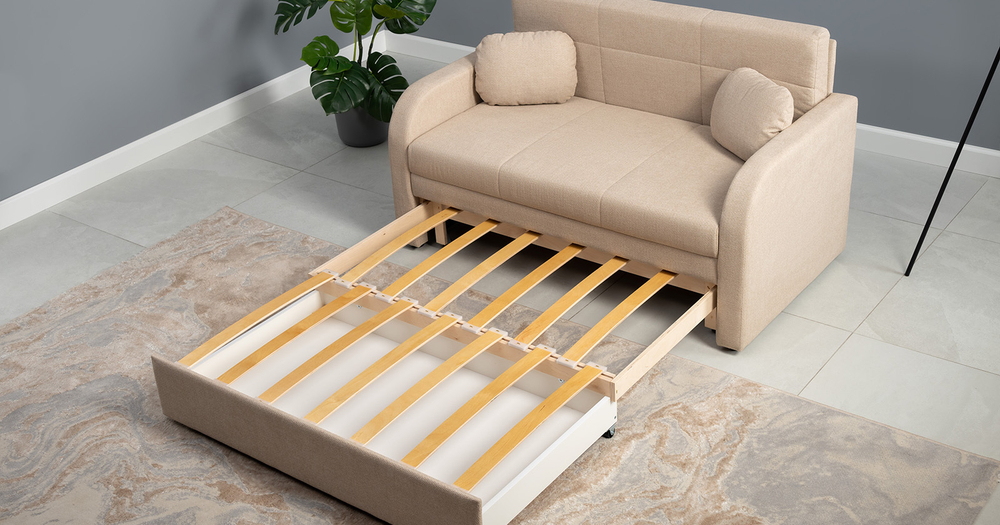 Тео Диван-кровать (120) Danco 130 Светло-бежевый