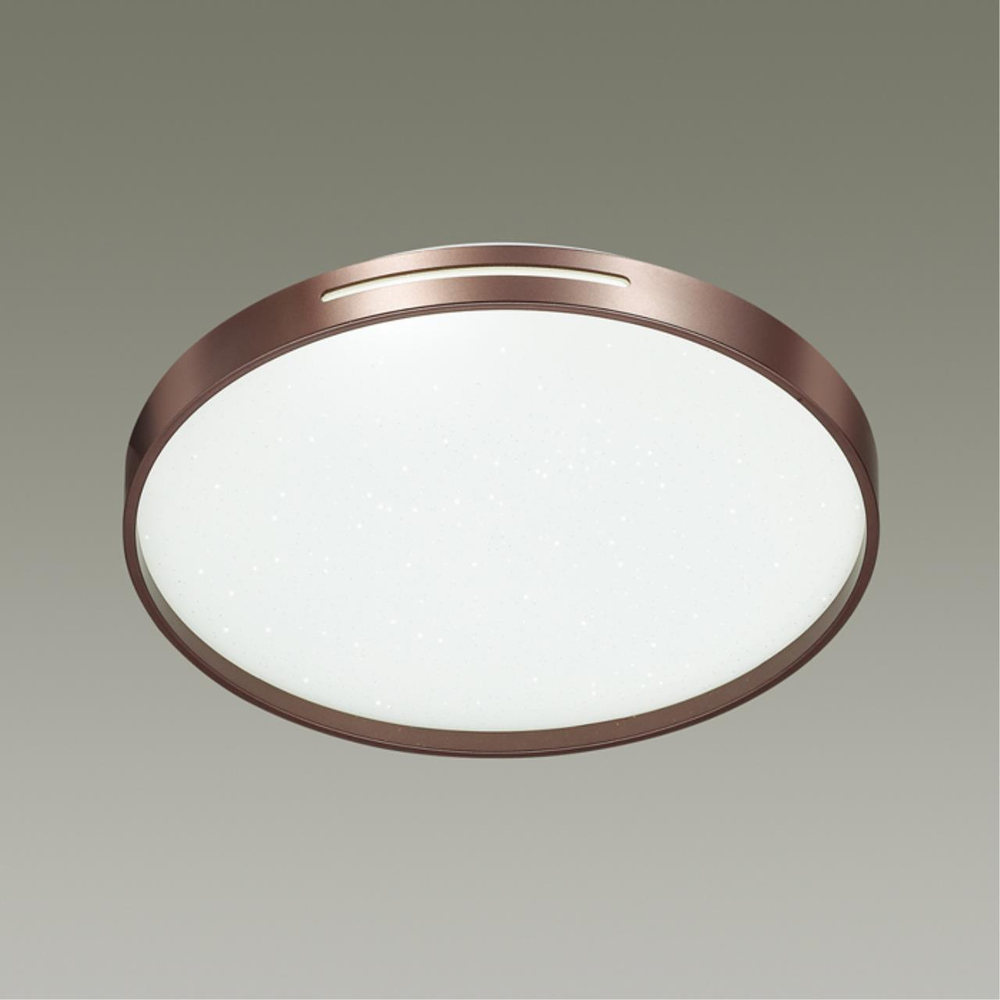 2075/DL PALE SN 000 Светильник пластик/белый/коричневый LED 48Вт 3000-6300K D390 IP43 пульт ДУ GETA COFFEE