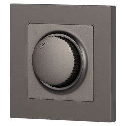 Светорегулятор Intro Accent 6-401-07 поворотный, 600Вт 230В, IP20, СУ, графит | Intro
