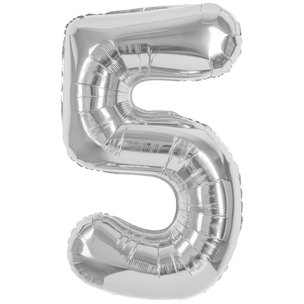 Цифра 5 серебро 40” е80