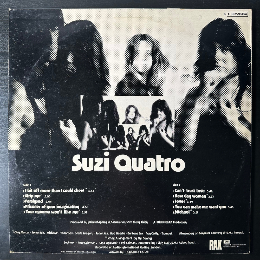 Suzi Quatro ‎– Your Mamma Won't Like Me (Скандинавия 1975г.)