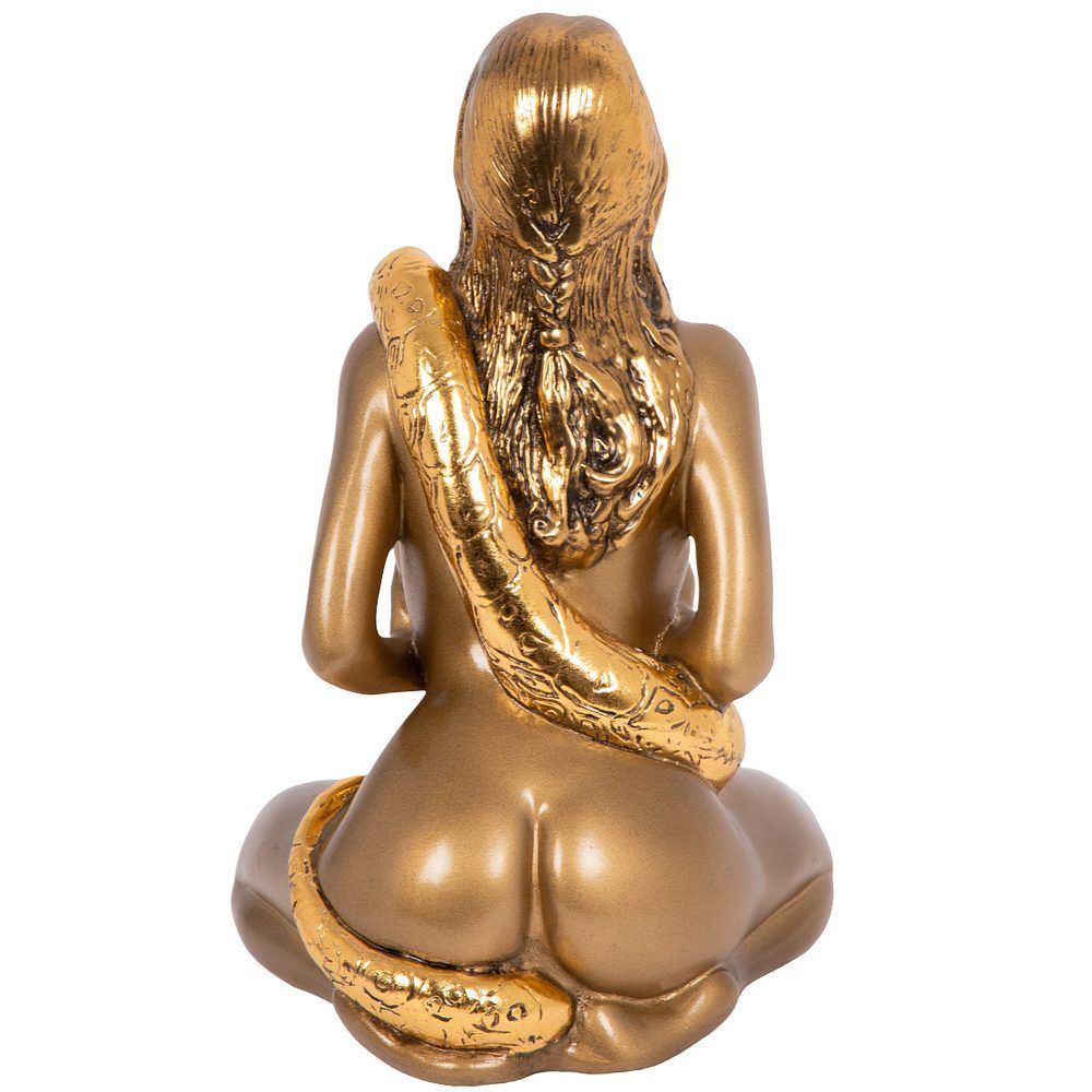 Скульптура Девушка со змеей Бронза