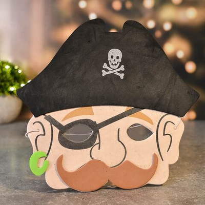 Маска карнавальная "Добрый пират Патрик"