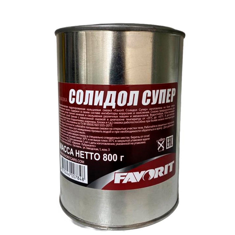 Смазка Favorit Солидол Супер 0,8кг