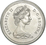 Canada 1 Dollar 1975 – Calgary Centennial Silver Coin