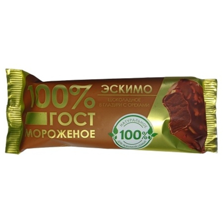 Мороженое Азия холод Эскимо ореховое