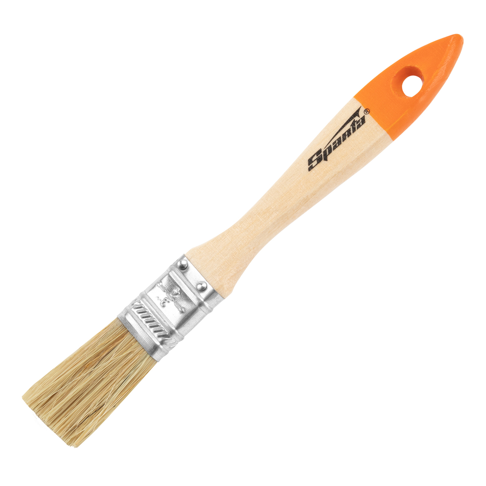 Кисть плоская Slimline 3/4" (20 мм) натуральная щетина, деревянная ручка Sparta