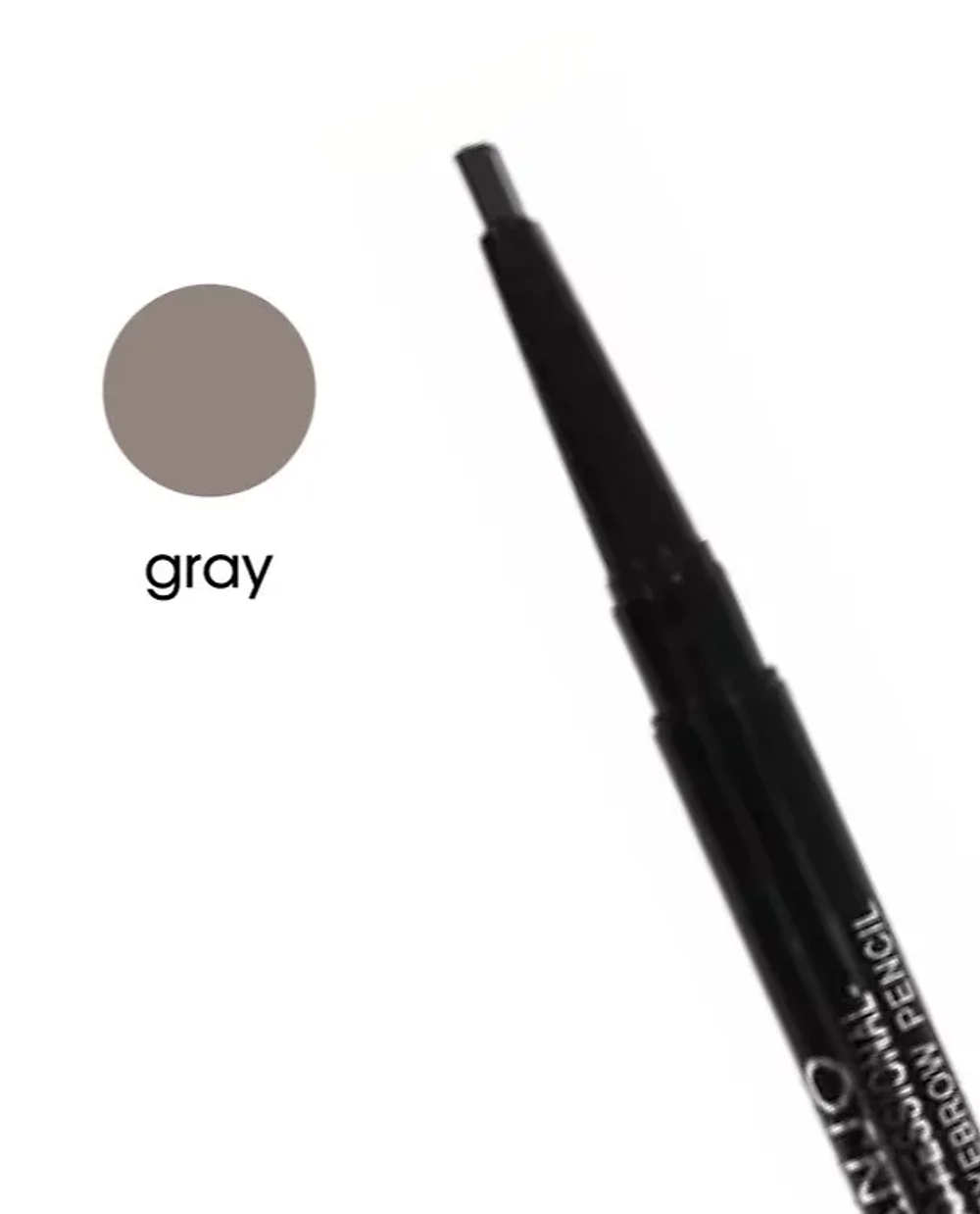 Anjo Professional Eyebrow Pencil Triangular Gray Треугольный карандаш для бровей серый, 1 шт