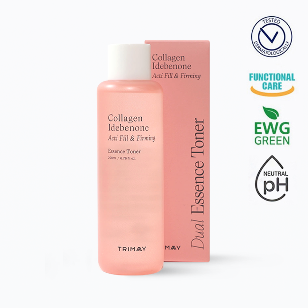 Тонер-эссенция с коллагеном Trimay Collagen Idebenone Acti Fill&Firming Toner 200 мл