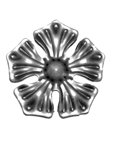 Кованый элемент "Цветок ромашка" Диаметр: 115 (1мм), вес 0,067 кг.