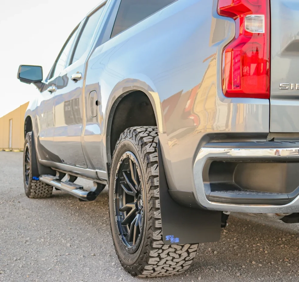 Брызговики для Chevrolet Silverado 1500 2019+ Шевроле Силверадо защита от грязи и камней