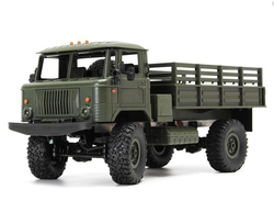 Радиоуправляемая машина WPL Газ 66 грузовая RTR 4WD масштаб 1:16 2.4G - WPLB-24-R-Green