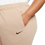 Баскетбольные женские штаны Nike Sportswear Essentials Plush High-Rise Joggers Beige