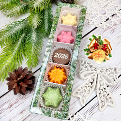 Шоколадный набор "2026 ": 5 конфет ручной работы