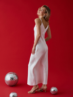 Платье-комбинация на тонких бретелях