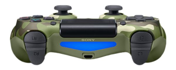 Геймпад Sony Dualshock 4 v2 (зелёный камуфляж) (PS4)