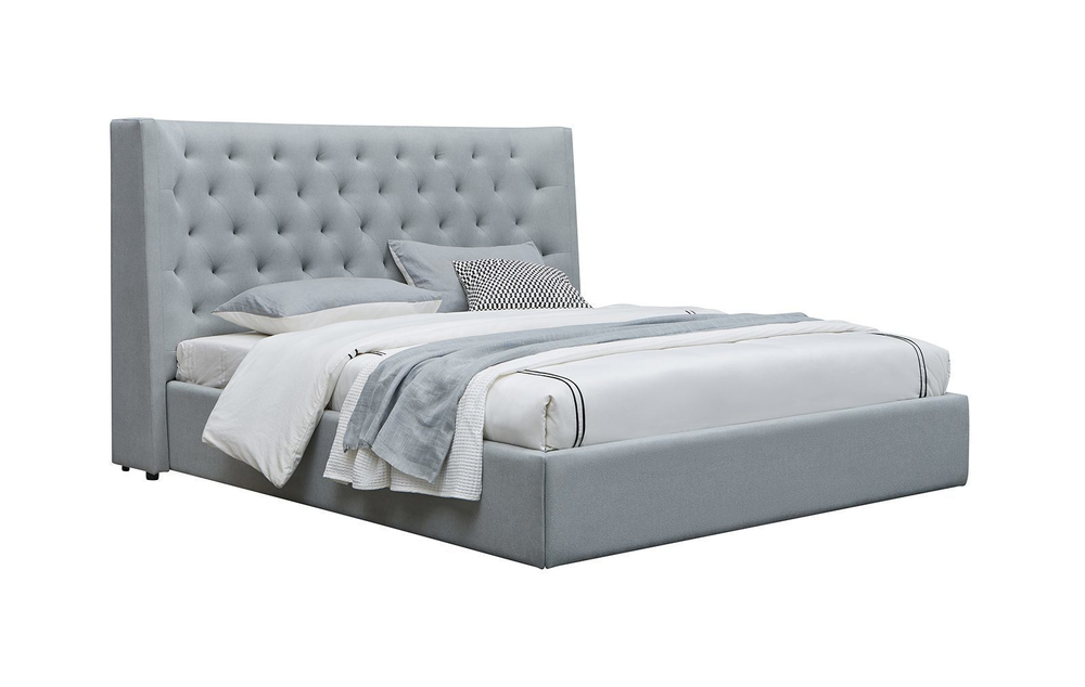 Кровать 1726 GREY серая