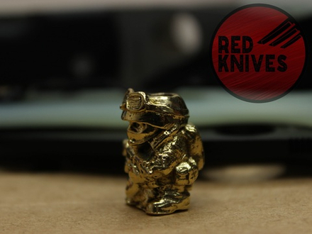 Бусина темлячная "Вежливый", латунь