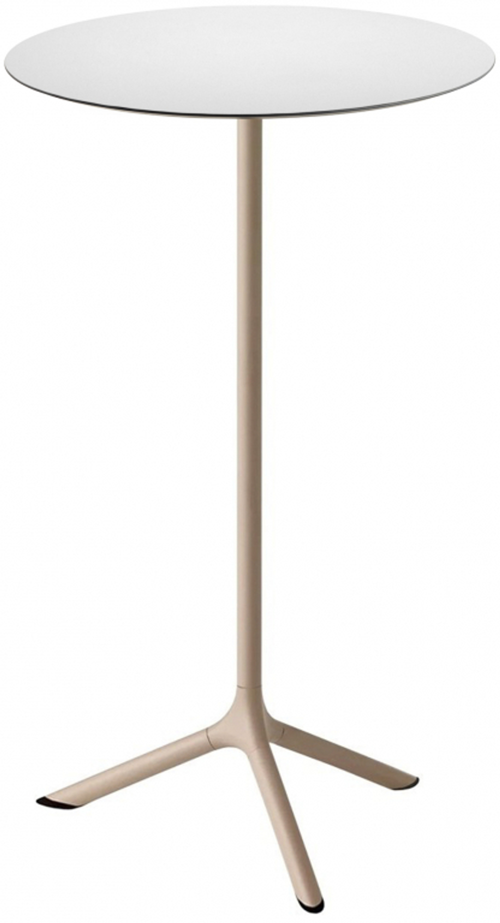 Стол ламинированный барный Scab Design Tripe, тортора, белый