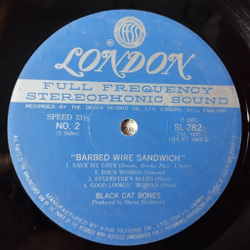 Винтажная виниловая пластинка LP Black Cat Bones Barbed Wire Sandwich (Japan 1976) (No Obi)