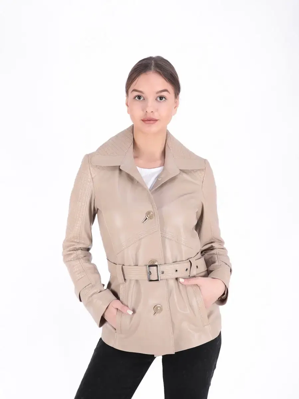 Куртка женская из натуральной кожи