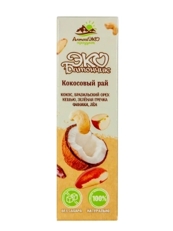 Эко-батончик «Кокосовый рай»,45гр продукт Алтай ЭКО