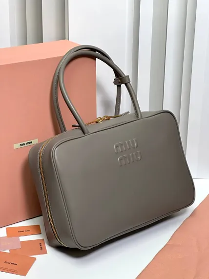 Сумка MIUMIU Beau серая