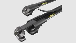 Багажник Turtle Air 1 на крышу для CITROEN C4 PICASSO 2006-2013 (На обычные рейлинги),черный, арт.06.TUR.09.07.A1.B