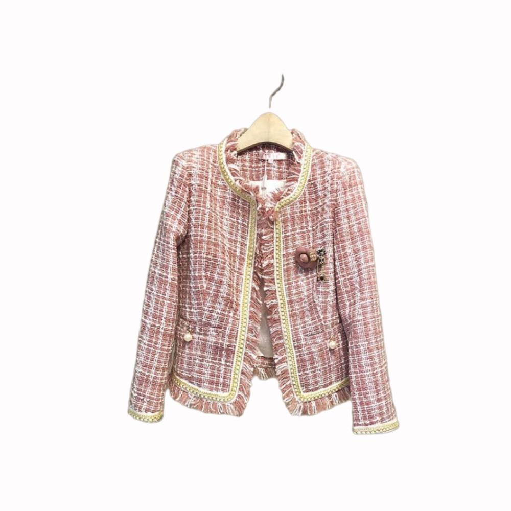 Ткань костюмная тип Chanel (Италия) хлопок/шерсть/вискоза ш-150 см цена за 1м