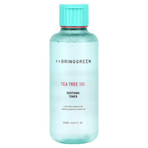 Bringgreen, успокаивающий тоник с чайным деревом и цикой, 250 мл (8,45 жидк. унции)