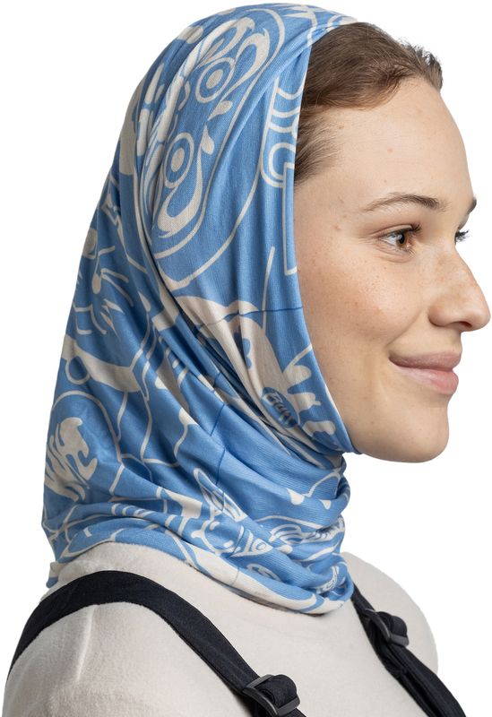 Бандана-труба Buff Original Xasaku Washed Blue Фото 2