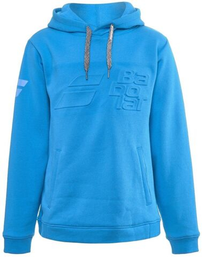 Детская теннисная толстовка Babolat Exercise Hood Sweat Jr - Blue