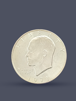 Монета 1 доллар 1971 года (S) "Лунный доллар" США